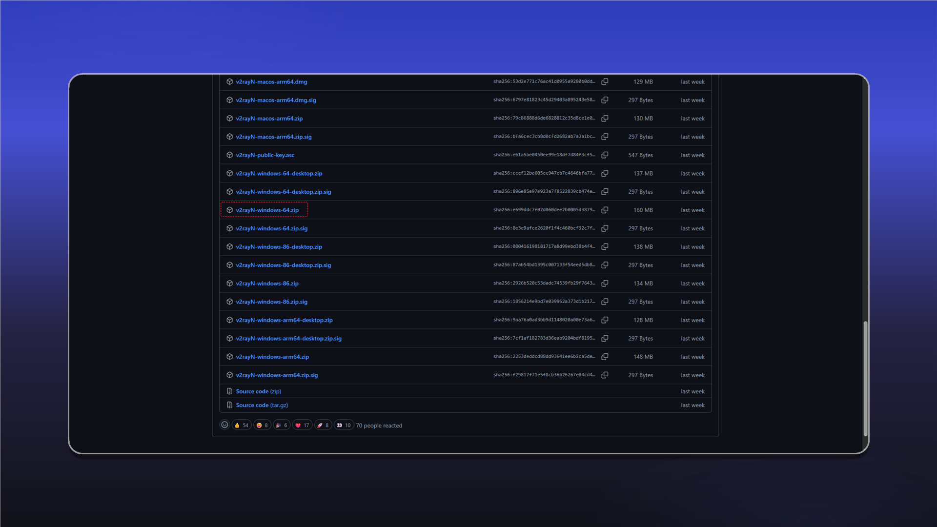 从 GitHub 下载 v2rayN
