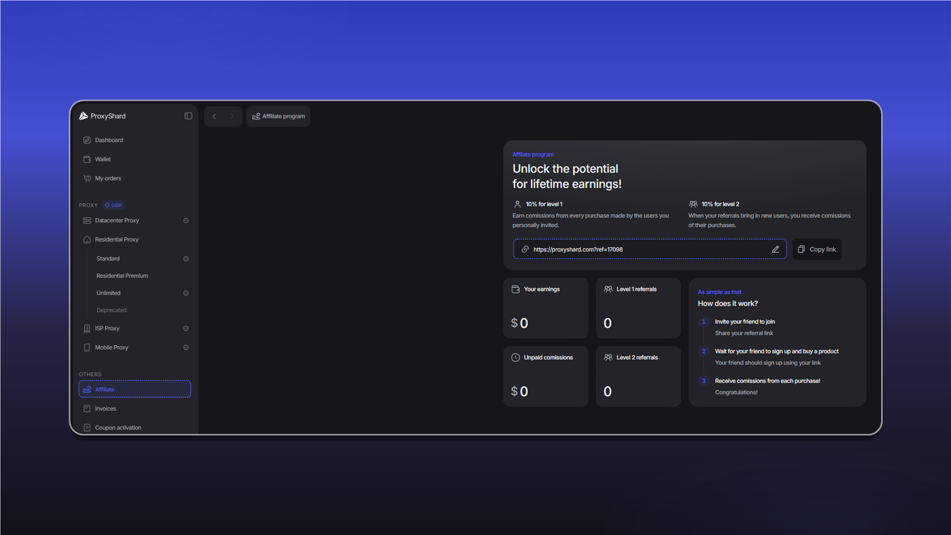ShardX referral program