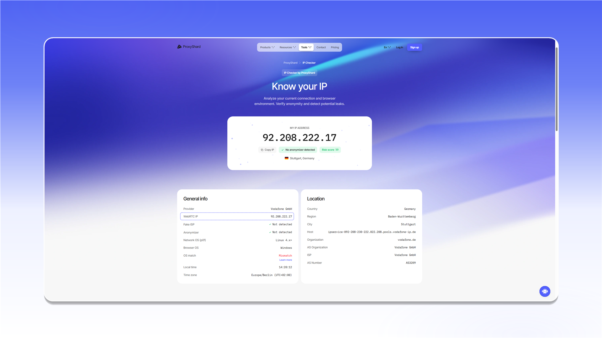Обзор IP Checker