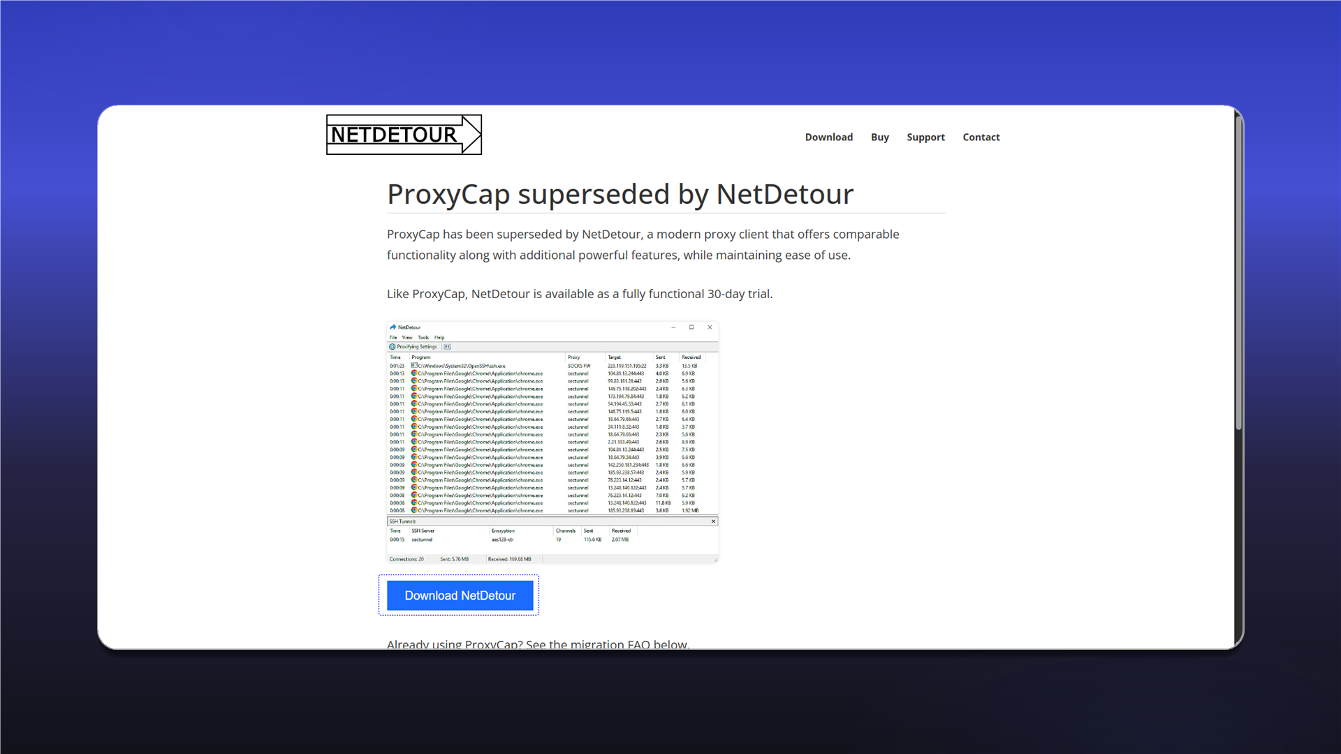 Загрузка NetDetour