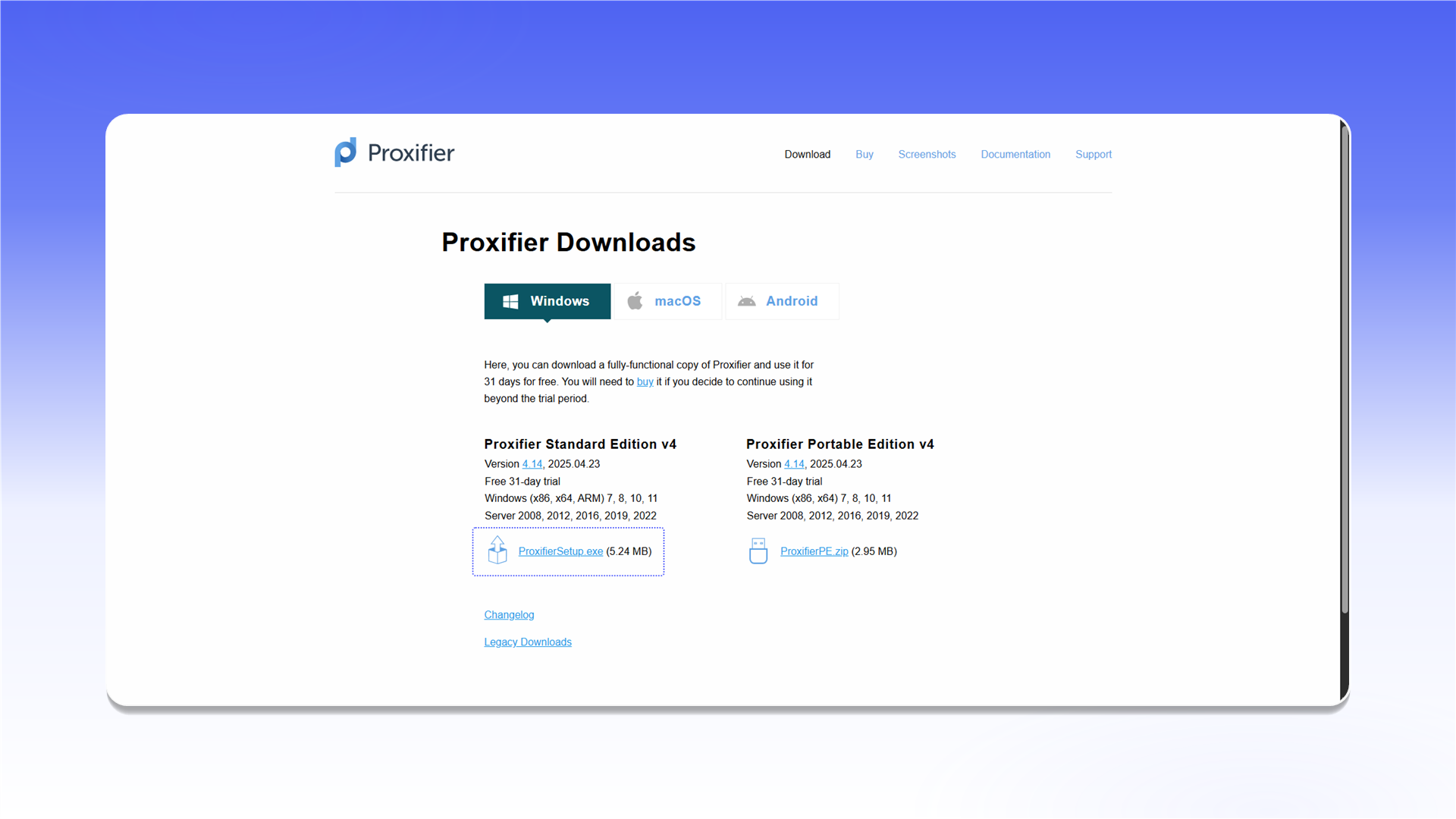 Завантаження Proxifier